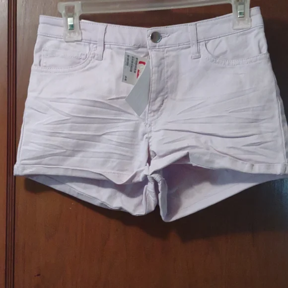 H&M bundle lot 3 booty shorts size 2 blue floral mauve pink floral yellow birds - Picture 7 of 14